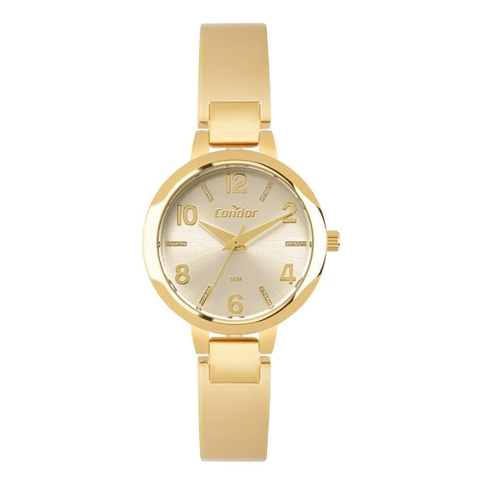 Relógio Condor Feminino Ref: Co2035nkf/5x Bracelete Dourado
