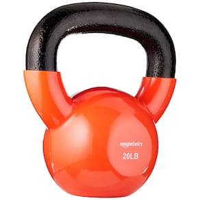 Vinil Kettlebell Amazon Basics 9,07 kg/20 lb laranja