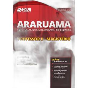 Apostila De Araruama - Rj 2019 - Professor Ii - Magistério