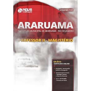 Apostila De Araruama - Rj 2019 - Professor Ii - Magistério