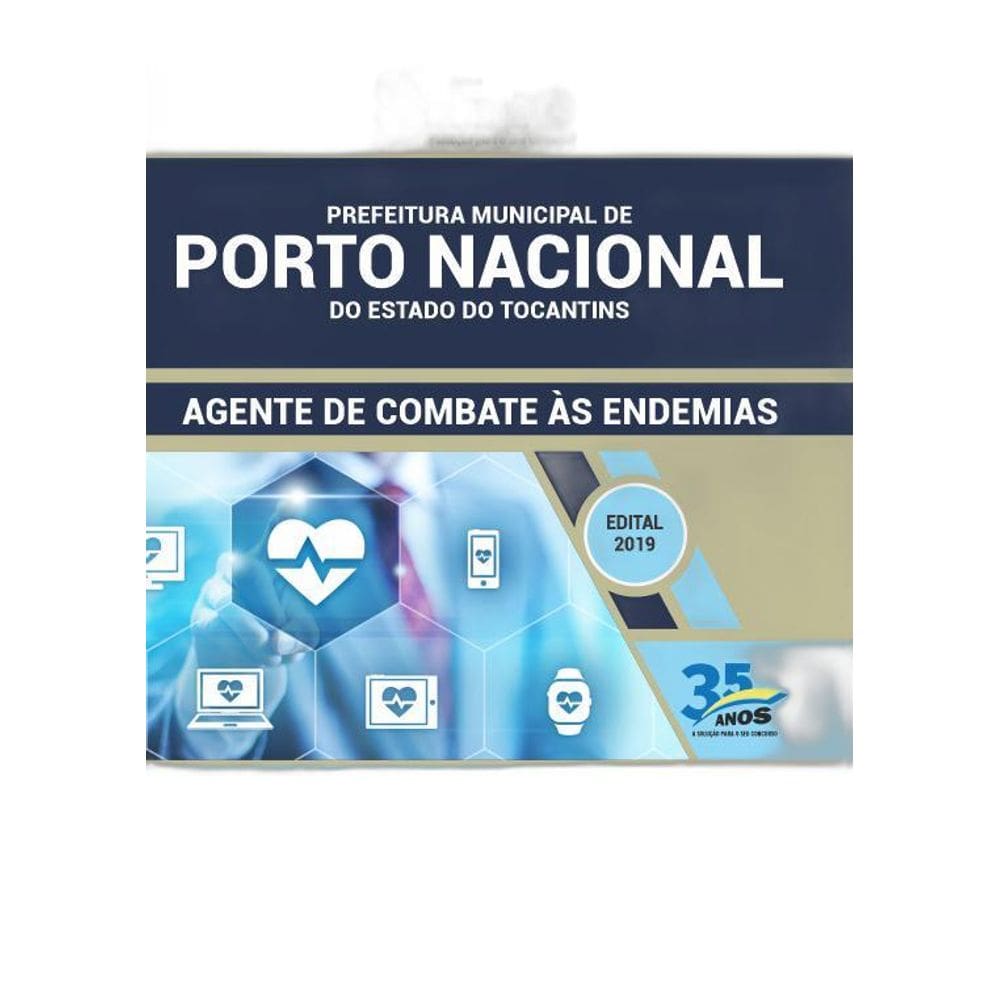Apostila Porto Nacional TO 2019  Agente de Endemias