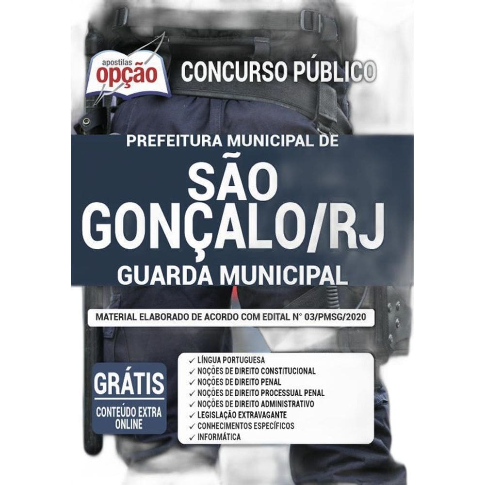 Apostila Concurso São Gonçalo Rj - Guarda Municipal