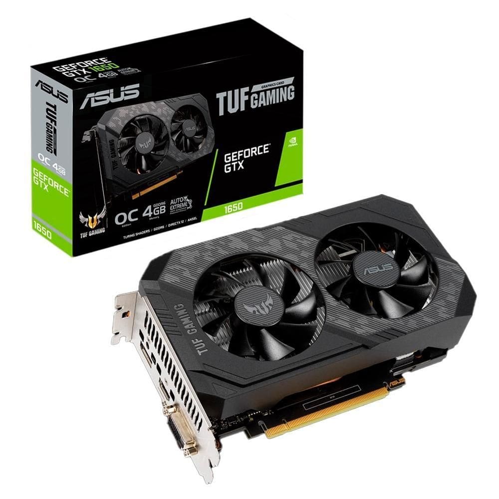 Placa De Vídeo Asus GeForce 90YV0EZ0-M0NA00 TUF-GTX1650-4GD6