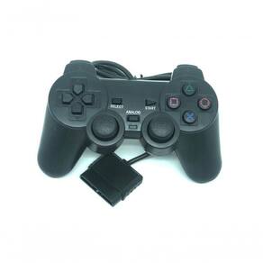 Kit 2 Controle Joystick Manete PS2 Com Fio