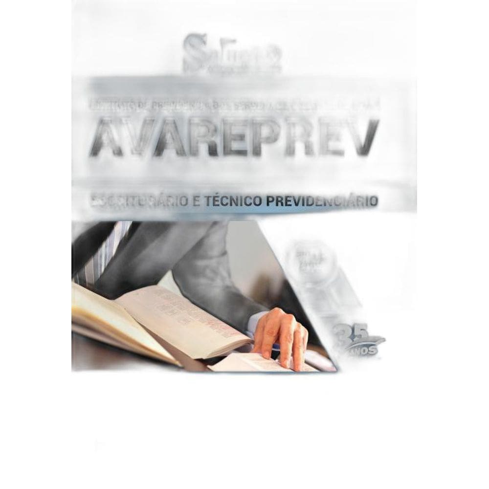 Apostila Avareprev Sp Escriturário E Técnico Previdenciário