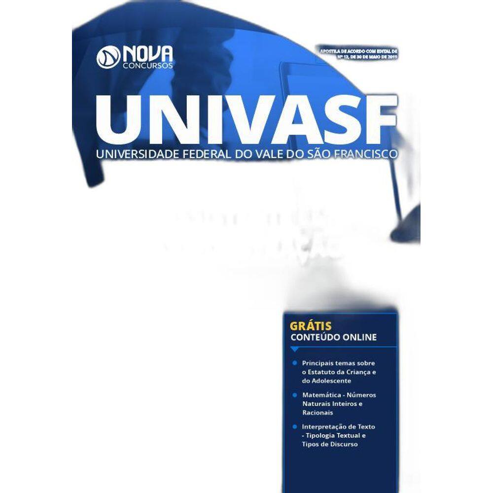 Apostila UNIVASF 2019  Assistente em Administração