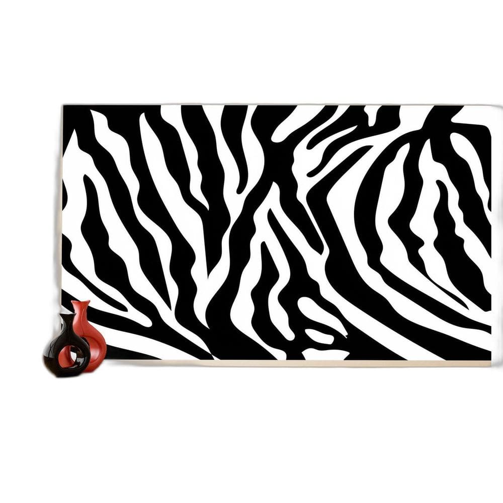 Papel De Parede 3D Textura Estampa Animal Zebra 3,5M Txt211