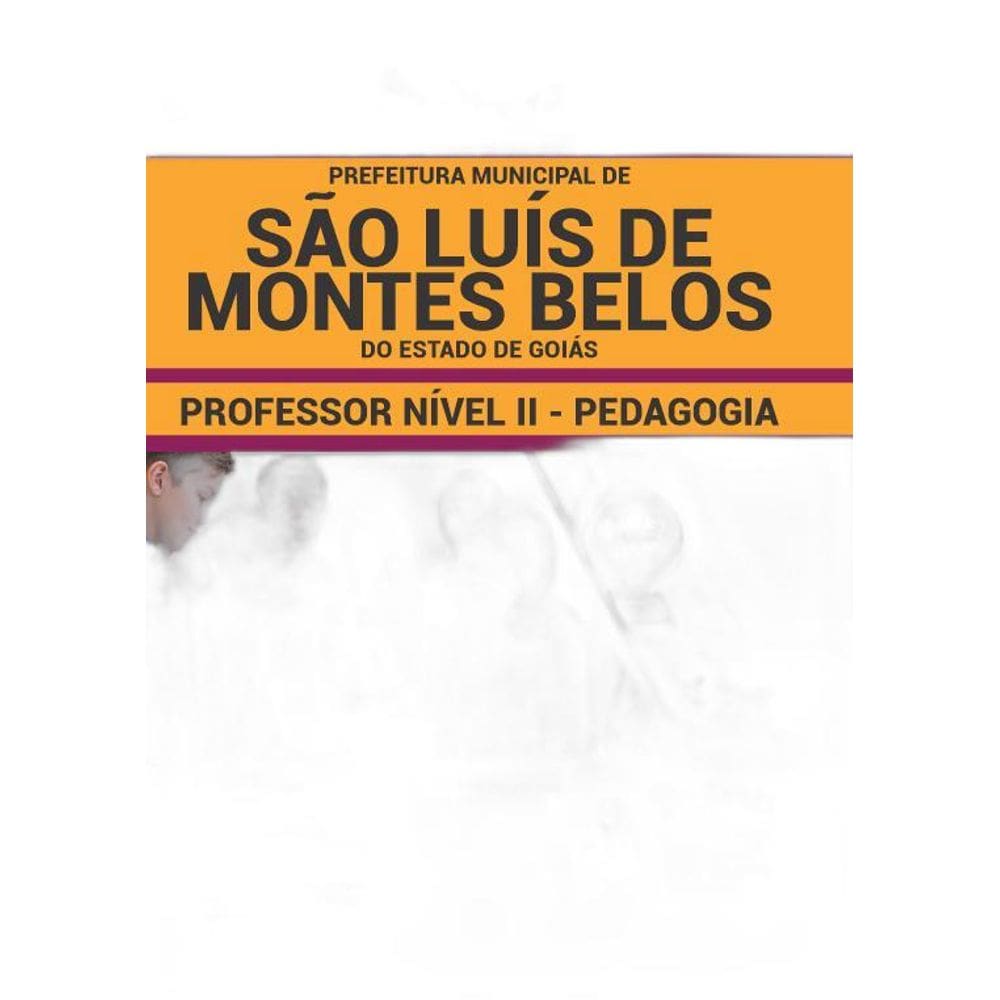 Apostila São Luís Montes Belos 2019 Professor Pedagogia