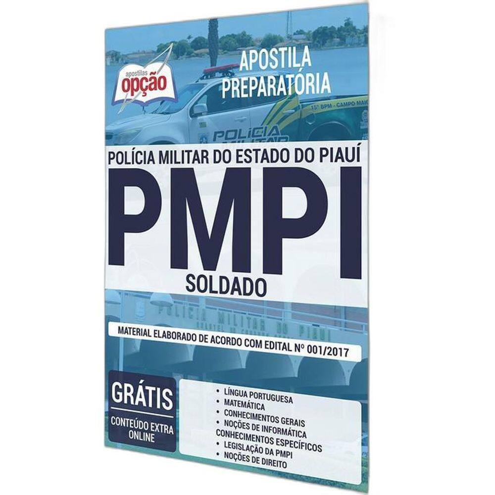 Apostila Concurso Preparatório Pm Piauí / Pi - Soldado