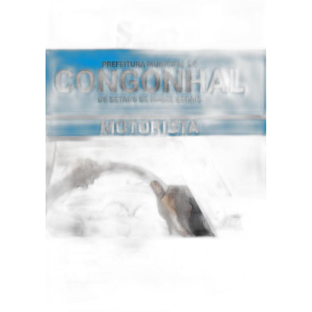 Apostila Prefeitura Congonhal MG 2019  Motorista
