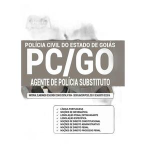 Apostila Agente De Polícia Concurso Pc Go - Substituto