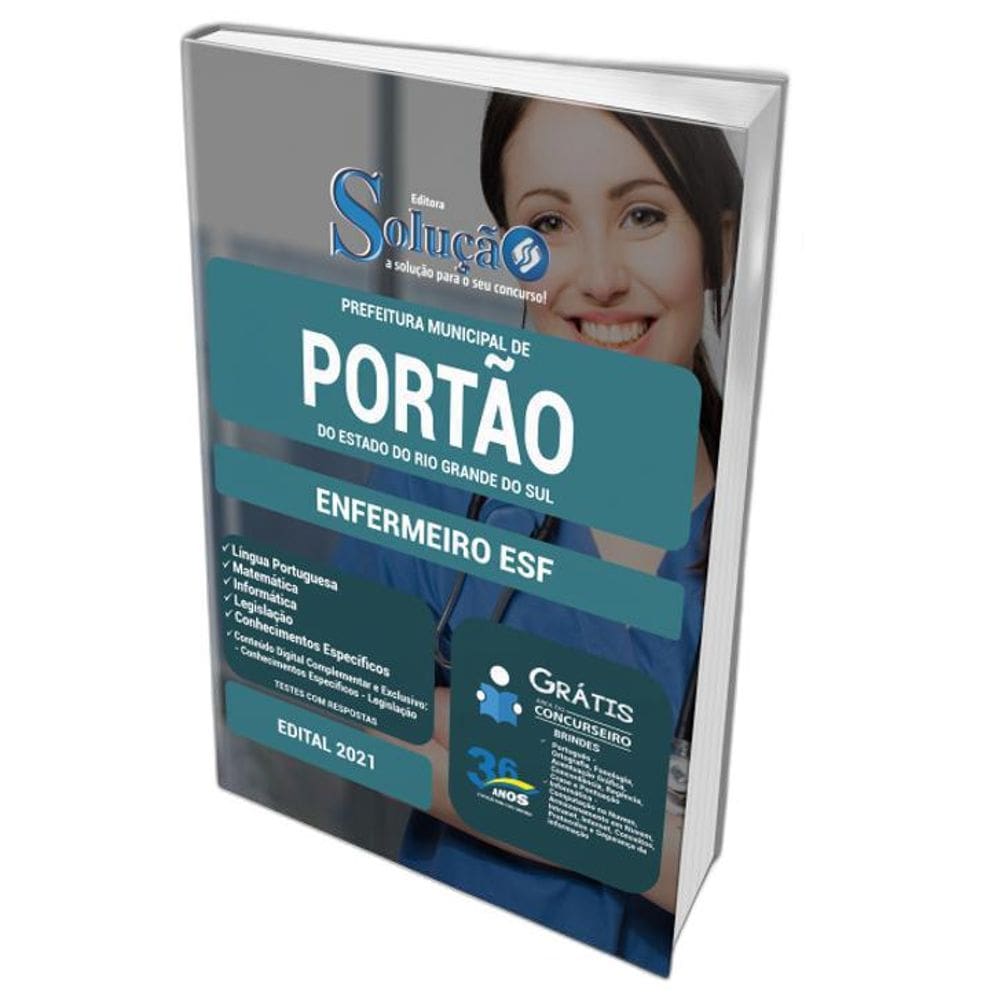 Apostila Prefeitura Portão Rs - Enfermeiro Esf