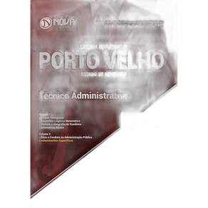 Apostila Câmara Porto Velho RO 2018 - Técnico Administrativo