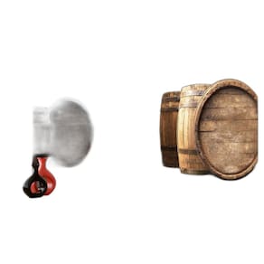 Papel De Parede 3D Alimentos Vinho Tonel Barril 3,5M Al472