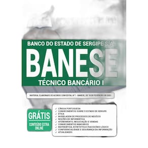 Apostila Concurso Banese - Técnico Bancário 1