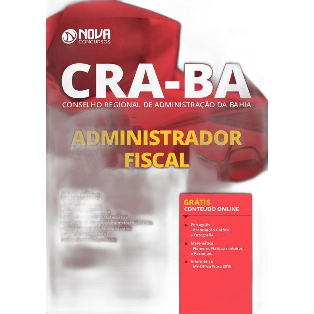 Apostila CRA BA - Administrador - Fiscal