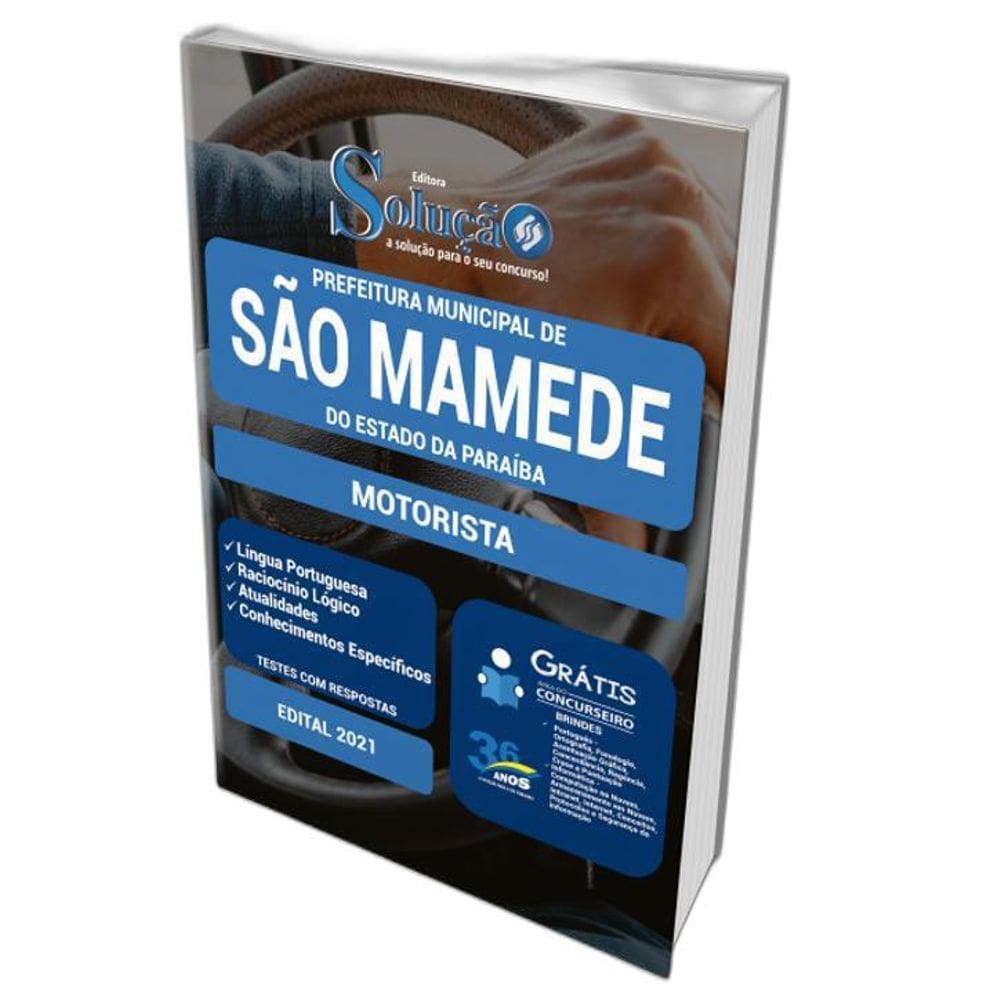 Apostila Prefeitura São Mamede Pb - Motorista