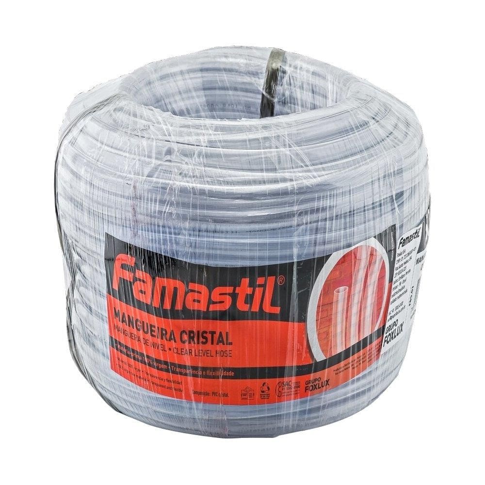 Mangueira Nivel Cristal Famastil 5/16x1,2mm 50m