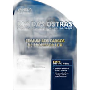Apostila Concurso Rio Das Ostras RJ Comum Professor I E Ii