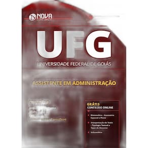 Apostila UFG 2019 Assistente em Administração