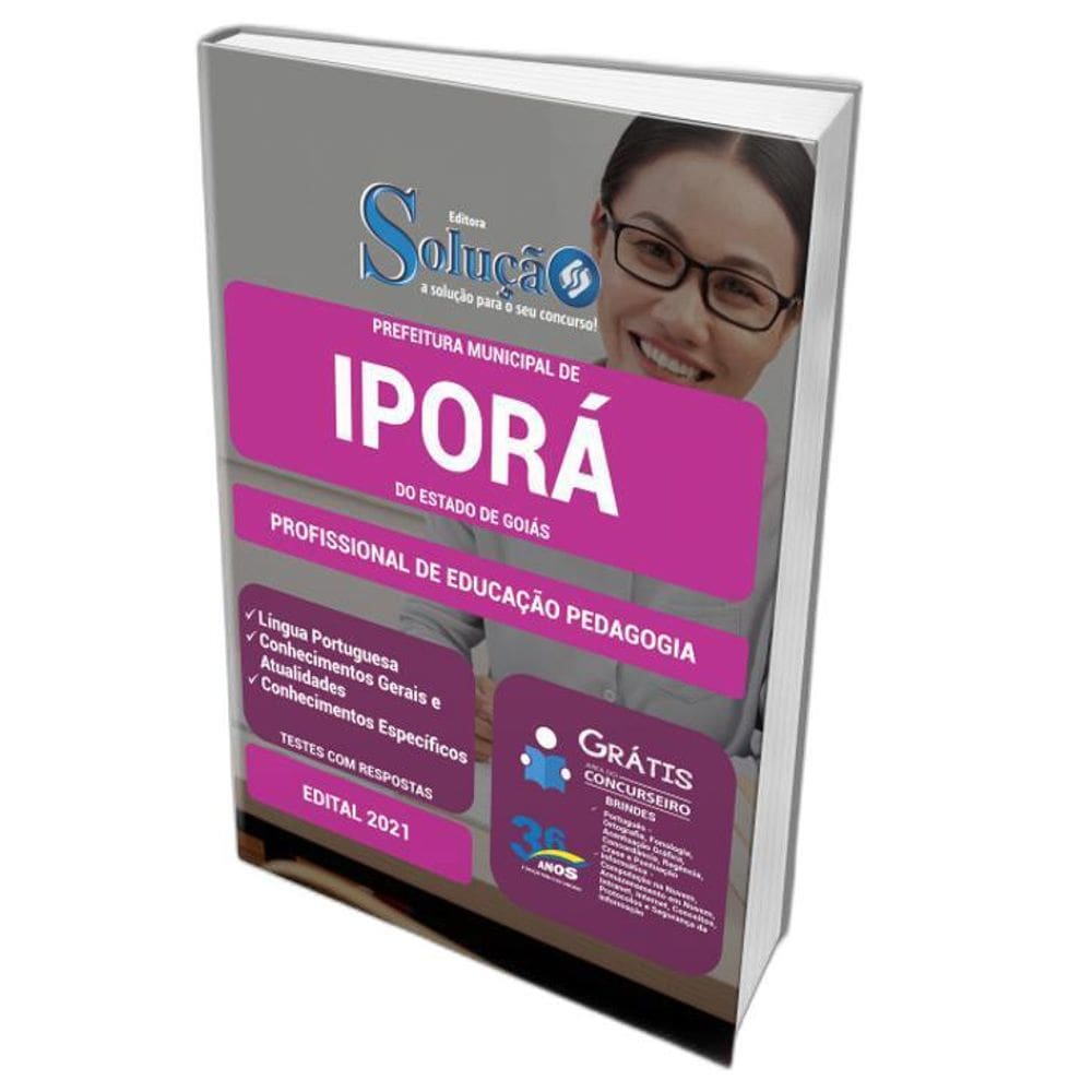 Apostila Concurso Iporá Go - Profissional Educação Pedagogia