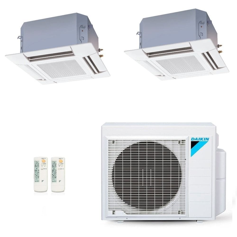 Ar-Condicionado Multi Split Inverter Daikin 34.000 (2x Evap Cassete 4 Vias 20.000) Quente/Frio 220V