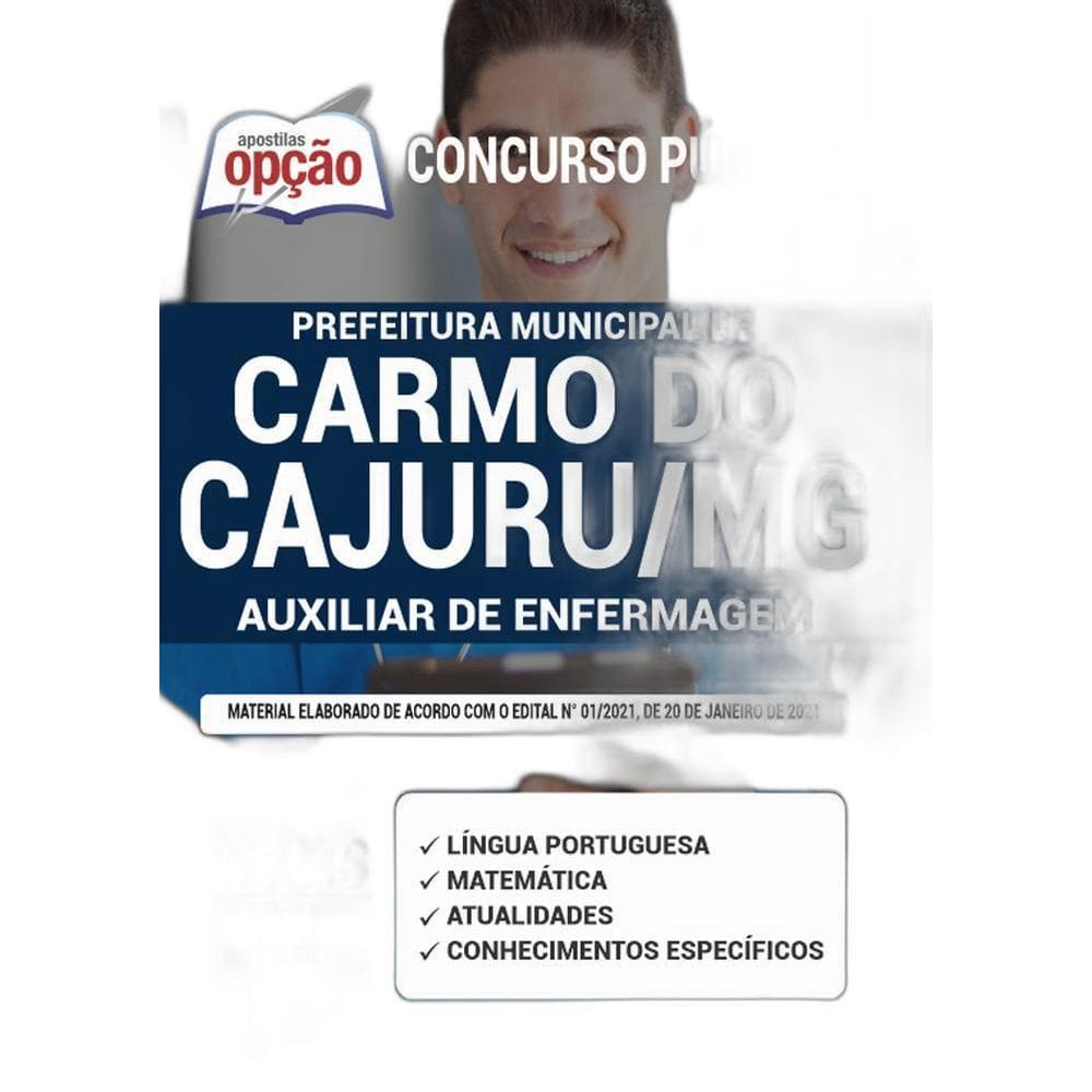 Apostila Carmo Do Cajuru Mg - Auxiliar De Enfermagem