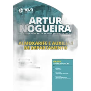 Apostila Artur Nogueira Sp - Auxiliar De Departamento
