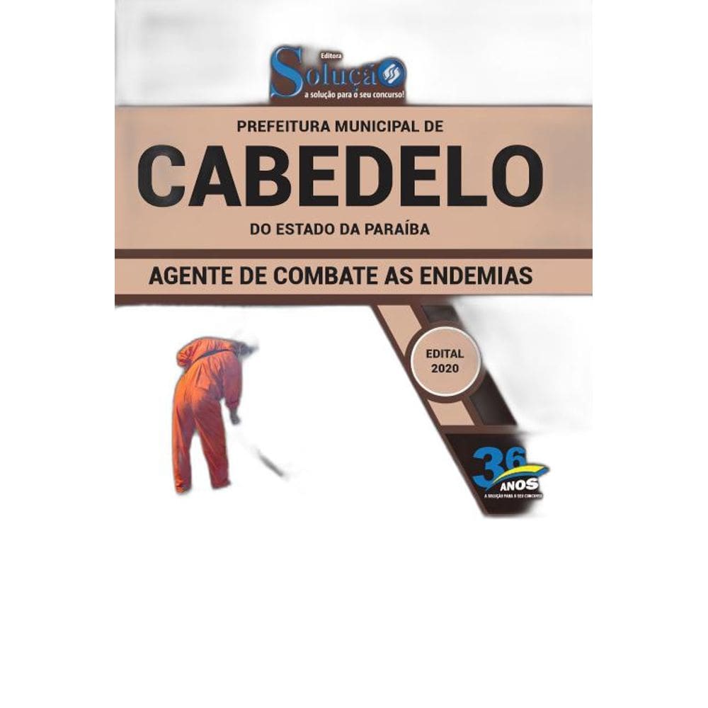 Apostila Prefeitura Cabedelo Pb - Agente De Combate Endemias