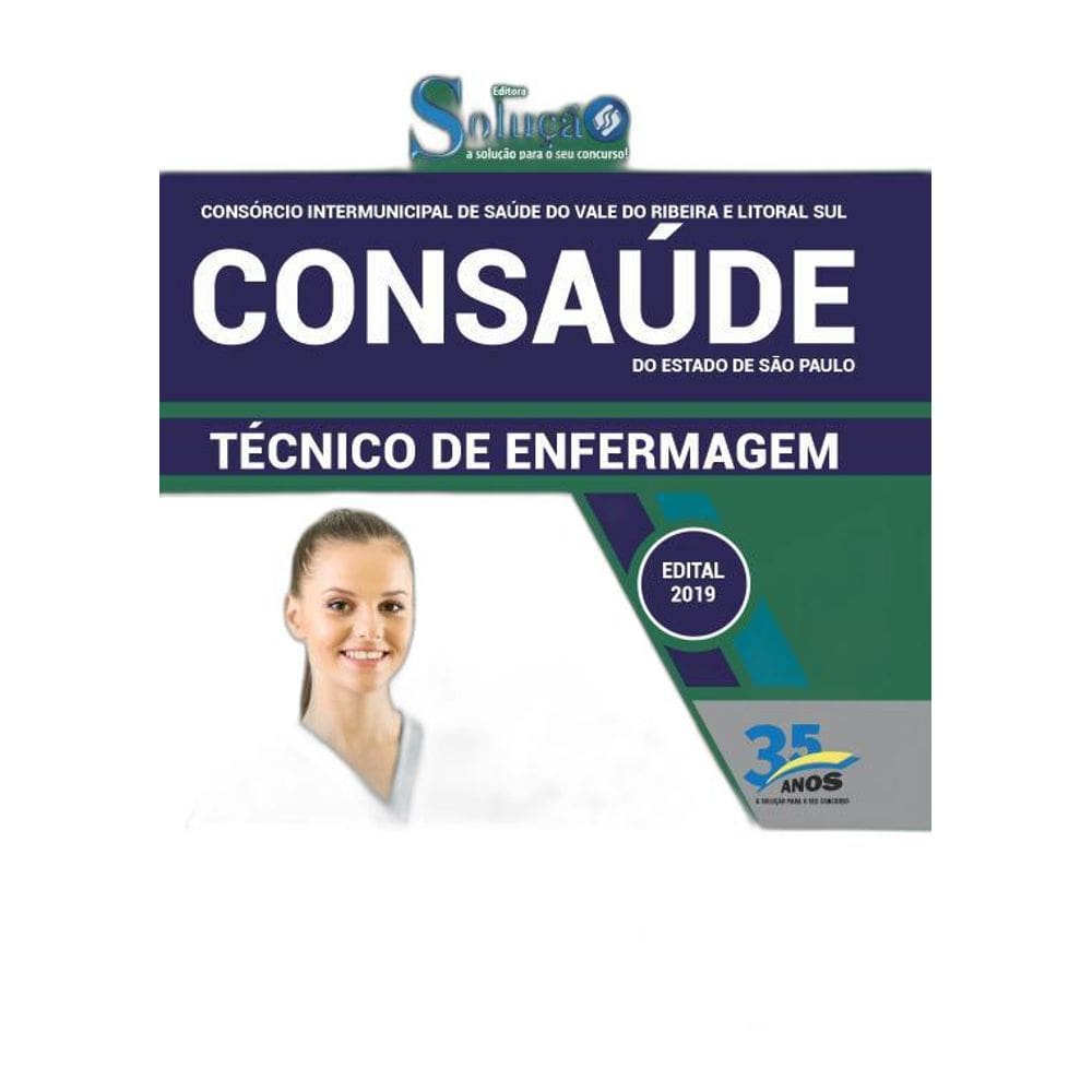 Apostila CONSAÚDE 2019  Técnico de Enfermagem
