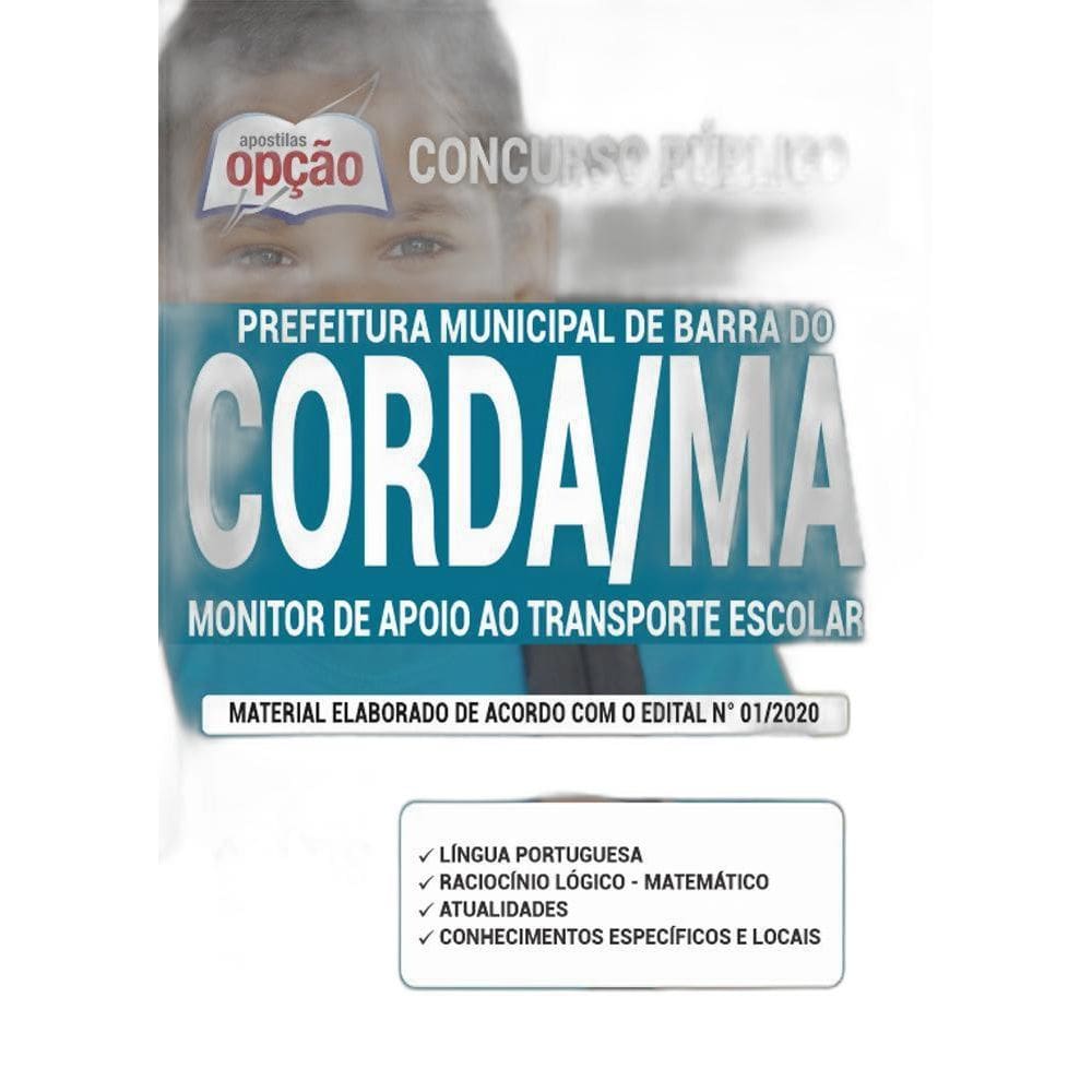 Apostila Barra Do Corda Ma - Monitor De Apoio Ao Transporte