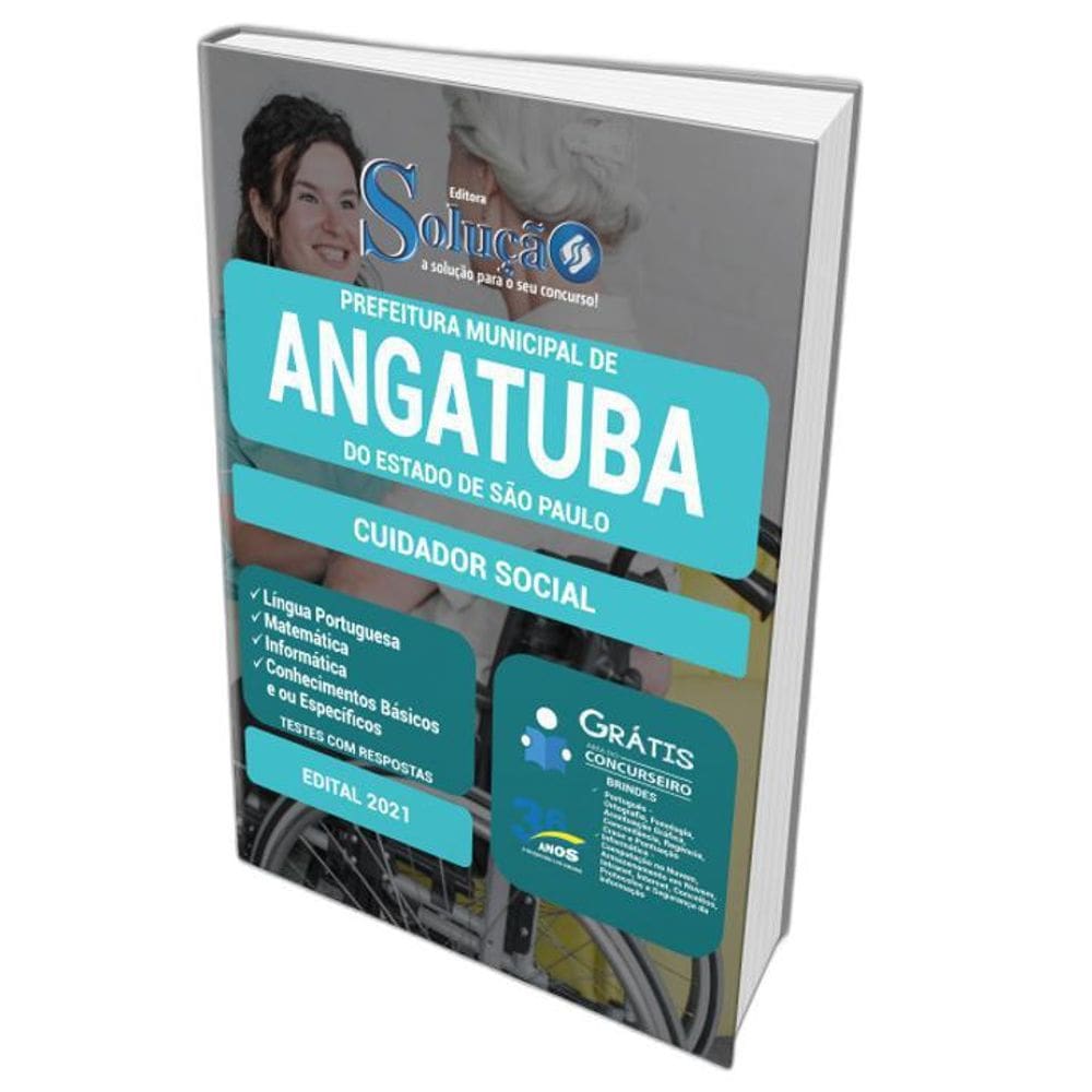 Apostila Prefeitura Angatuba Sp - Cuidador Social