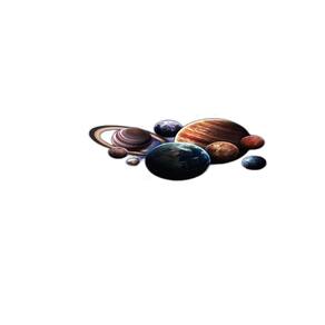 Papel De Parede 3D Espaço Estrelas Planetas 3,5M Nsp175