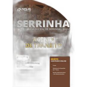 Apostila Concurso Serrinha BA - Agente de Trânsito