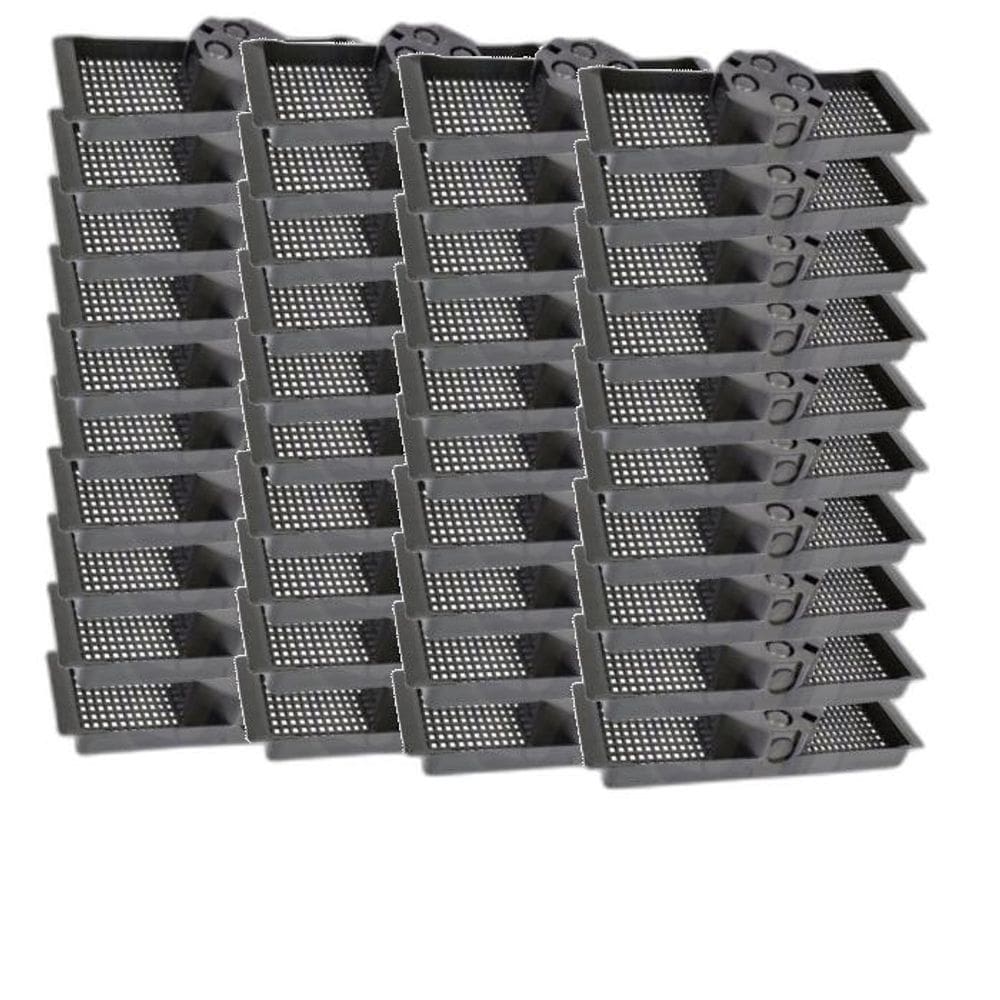 Kit 40 Caixa Luz Suporte Para Laje Octogonal 30Cm Tuboline
