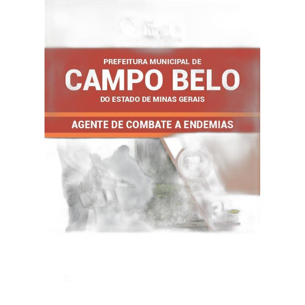 Apostila Campo Belo - Mg 2019 - Agente De Combate A Endemias