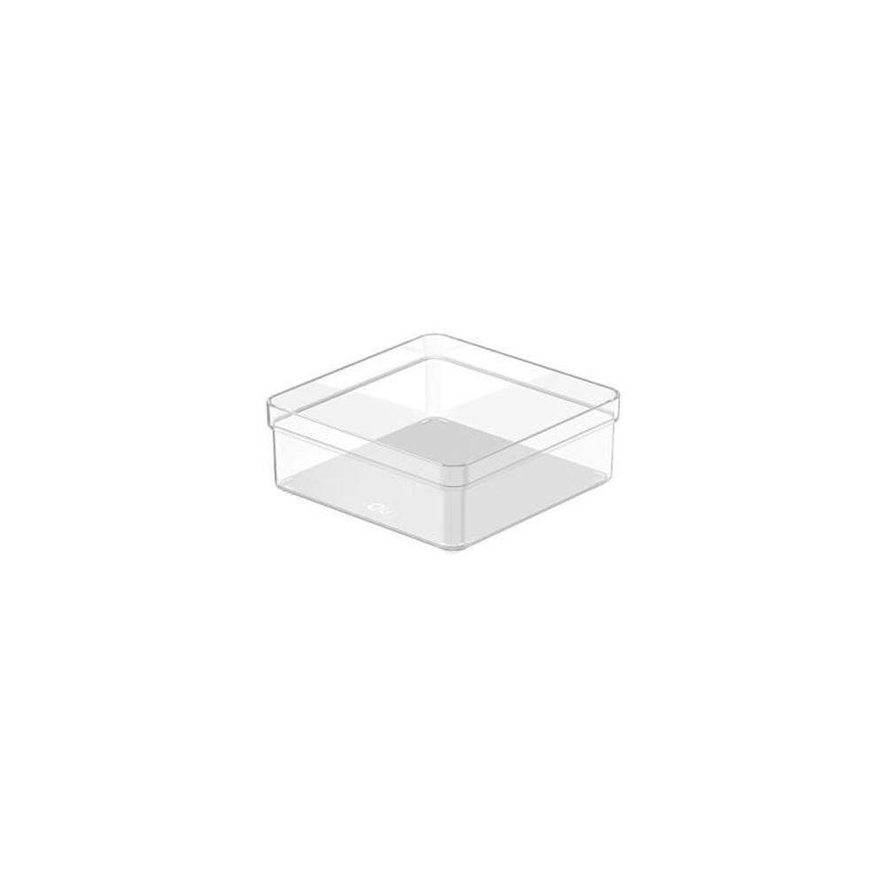 Organizador De Gaveta Clear 15 X 15 X 5,6 Natural