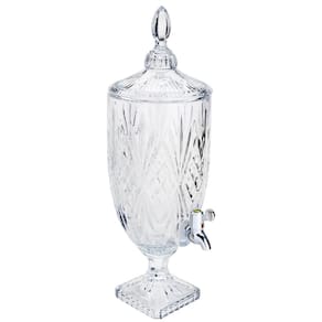 Suqueira de Cristal Dublin 4,5L Com Torneira Dispenser Água Suco Drinks