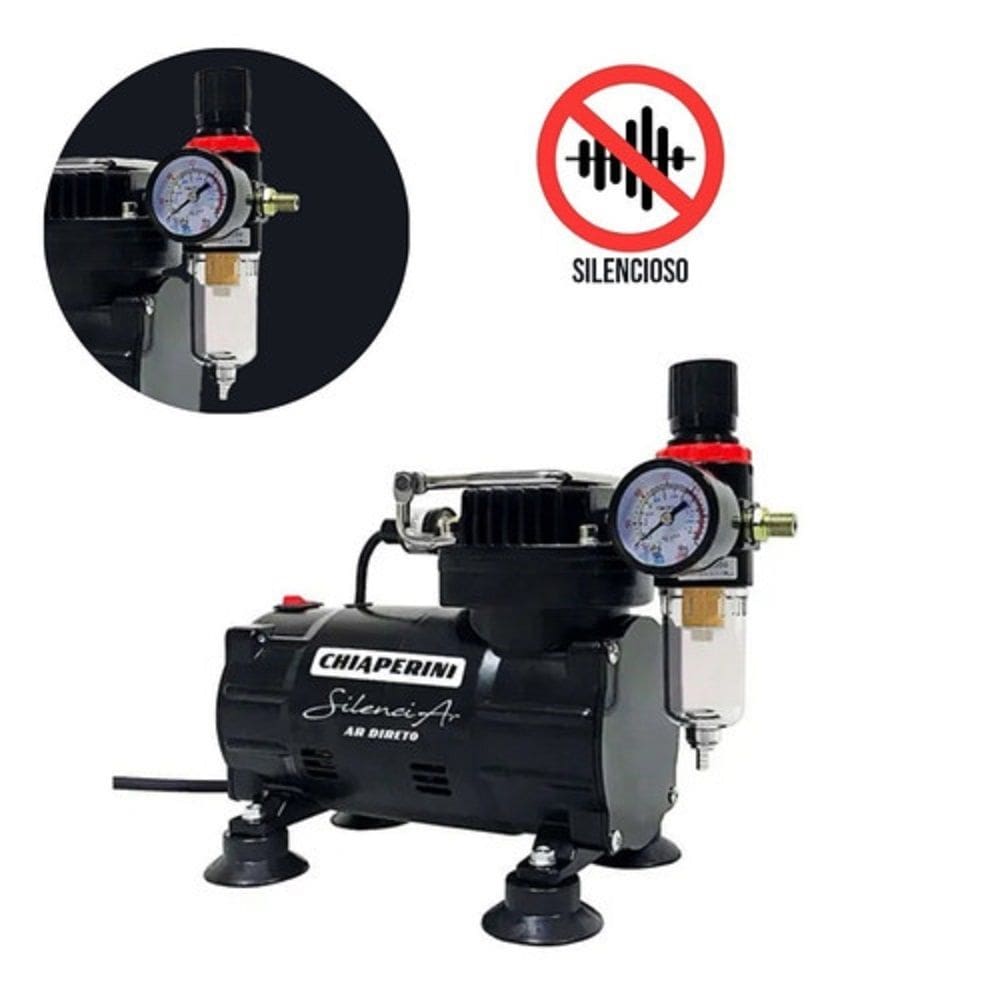 Compressor Ar Direto Silencioso C/filtro 24613 Chiaperini