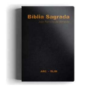 Bíblia ARC slim luxo preta: Mais leve, mais prática mesmo conteúdo!, de Ibb. Editorial Geo-Gráfica e Editora Ltda