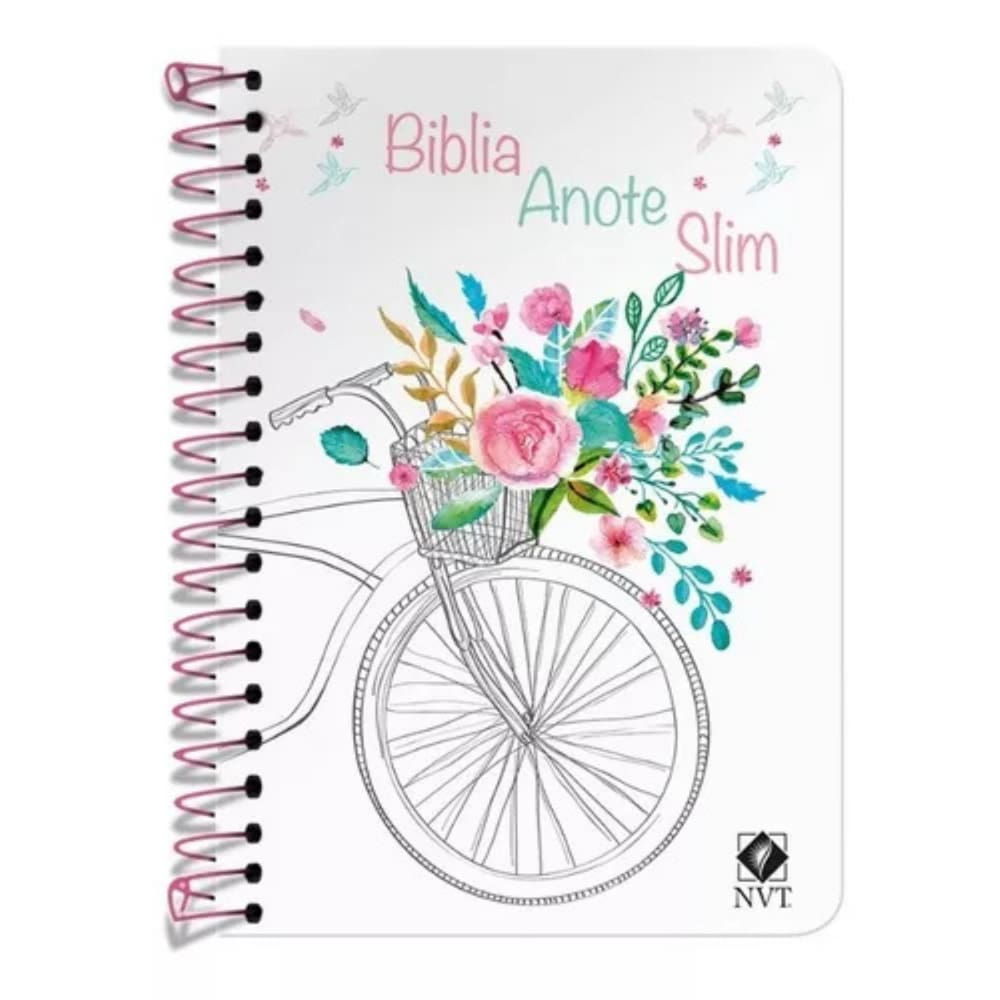 Bíblia Anote NVT Slim espiral - Bike: Série Slim, de NVT, Tyndale. Geo-Gráfica e Editora Ltda, capa mole, edição 2022