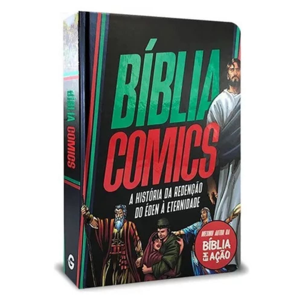 Bíblia Comics A História Da Redenção Do Éden À Eternidade Preta, De Vários Cooperadores. Série Historia Em Quadrinhos