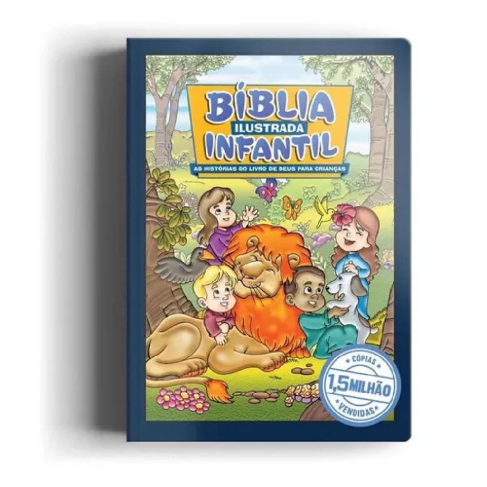 Bíblia ilustrada infantil - Impressa prata, de Lustosa, Elvira Moraes. Geo-Gráfica e Editora Ltda, capa dura em portuguê
