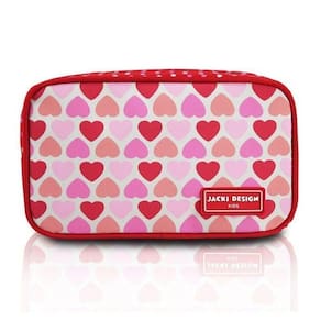 Estojo Tamanho Médio Rosa Sapeka Jacki Design Vermelho - Coração Vermelho Mochila