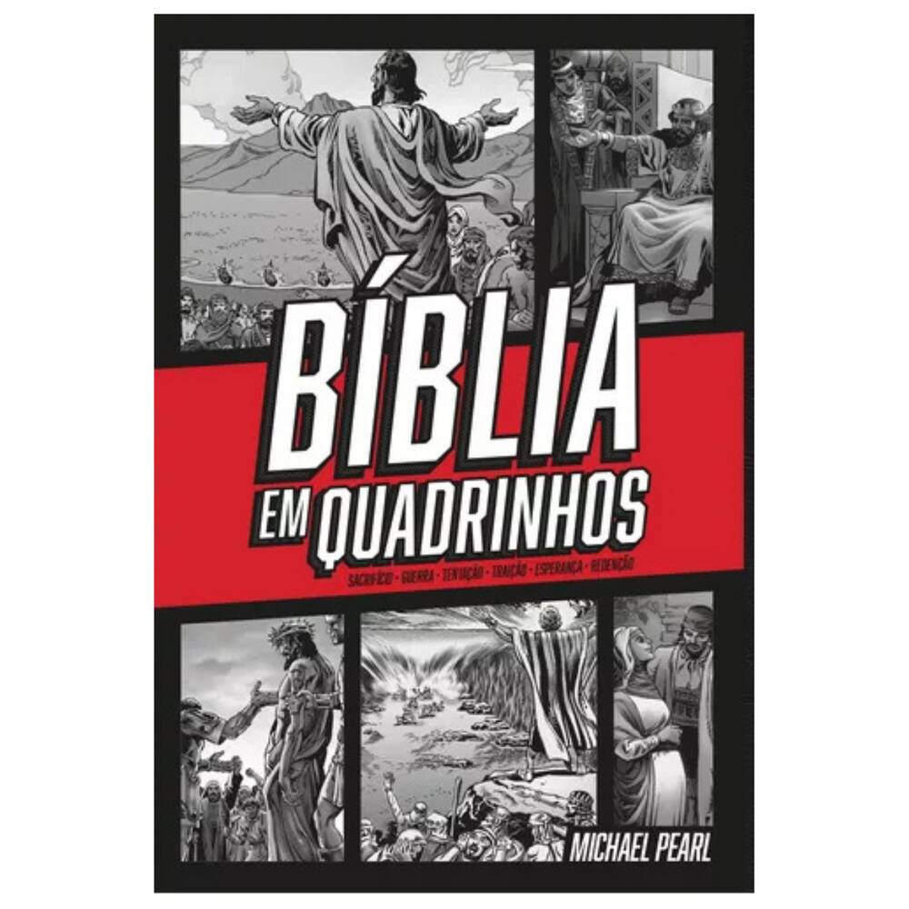 Bíblia Ação Em Quadrinhos | Capa Dura | Vermelha