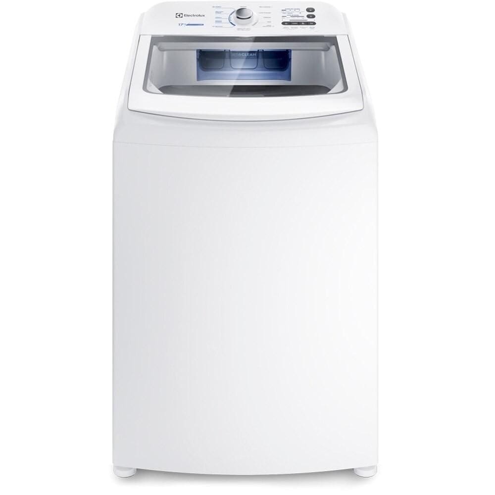 Lavadora de Roupas Electrolux Essential Care LED17, Cesto Inox, Branco, 17 Kg