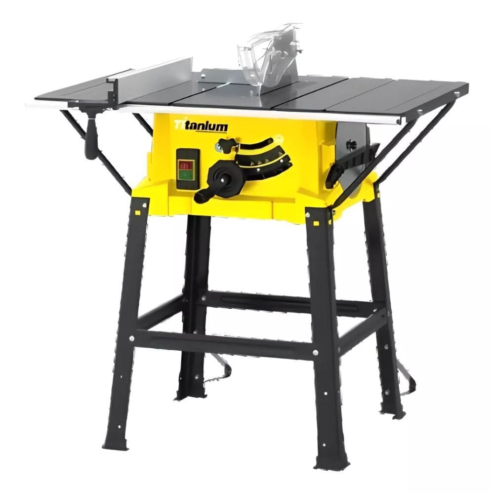 Serra de bancada circular 10`` 1800W Para Madeira Titanium