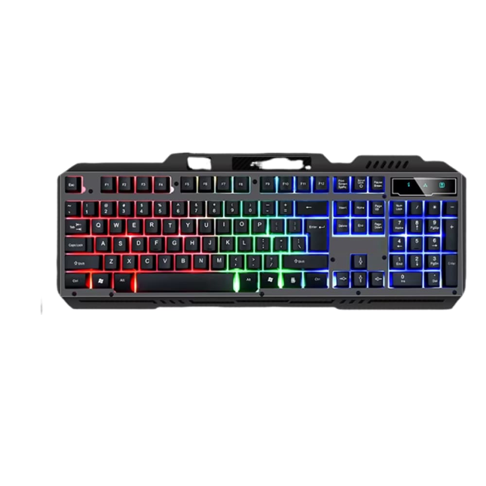 Teclado Gamer Led Rgb Semi Mecânico A Prova D Água BM-T05