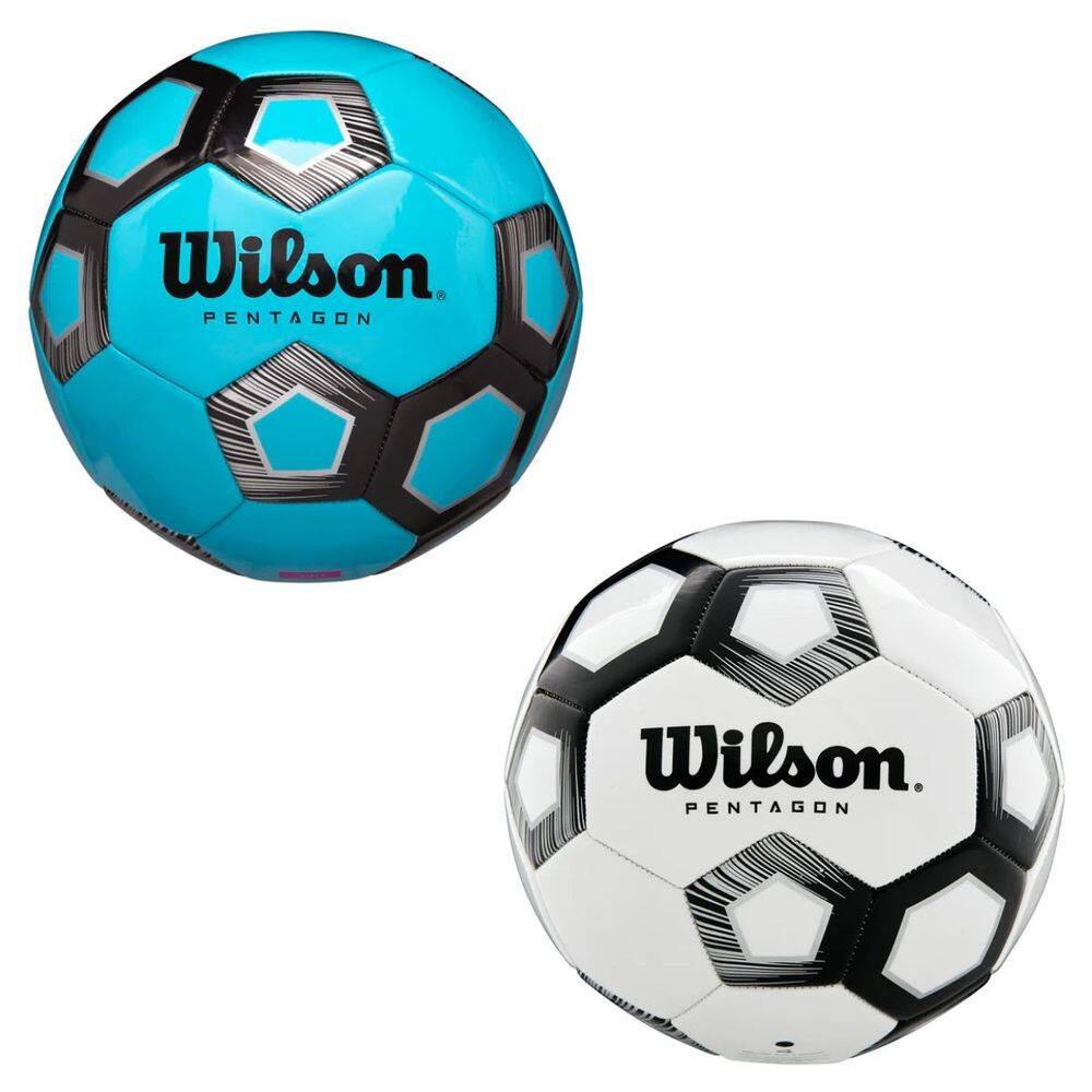 Bola Clássica de Futebol Pentagon Nº5 Profissional Amador PVC PU +13 Anos Unissex Wilson