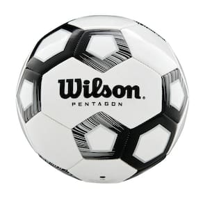 Bola de Futebol Pentagon Nº5 Clássica Profissional Amador PVC Unissex Wilson